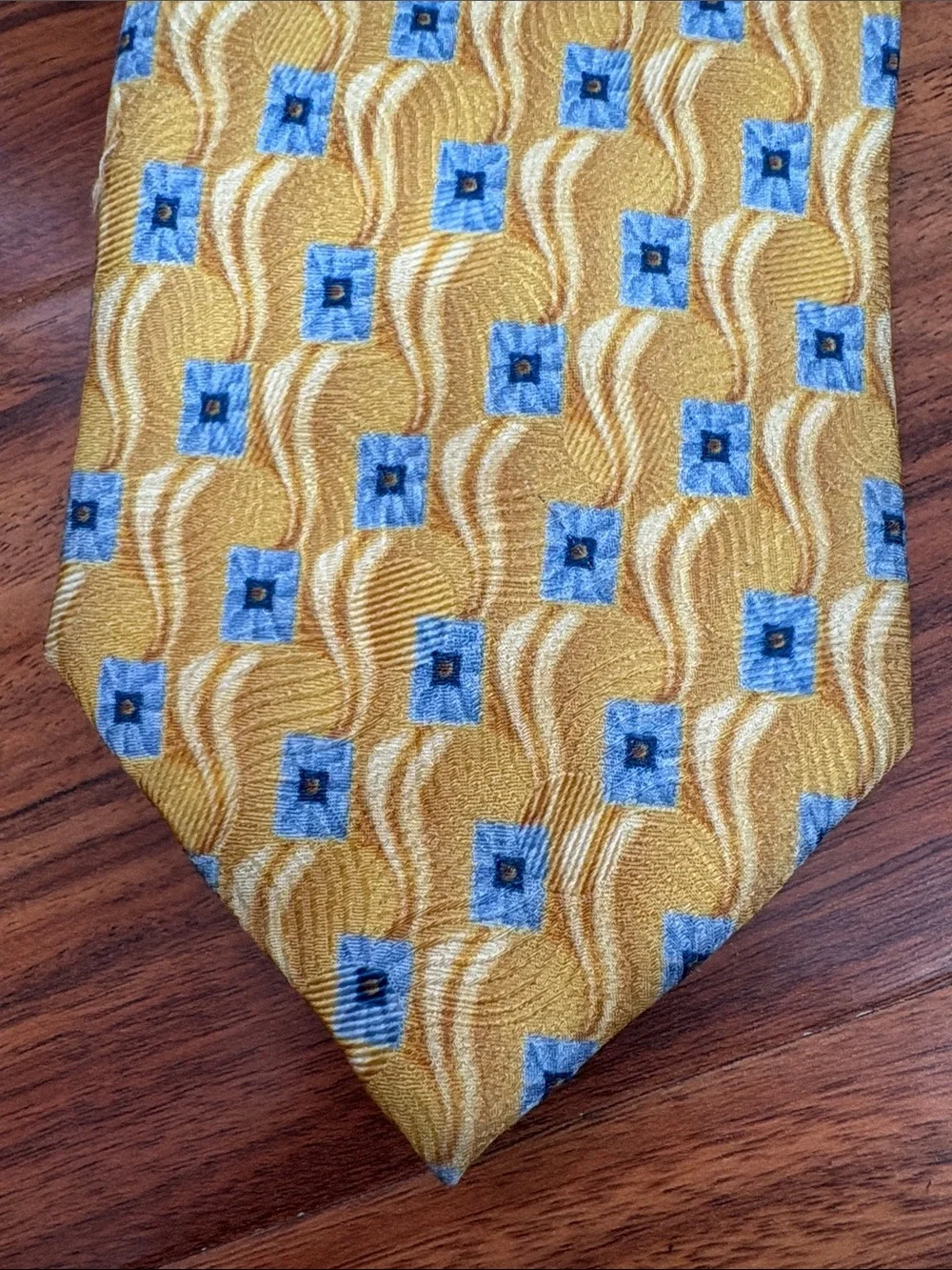 Villa Bolgheri Neck tie Italian Geometric‎